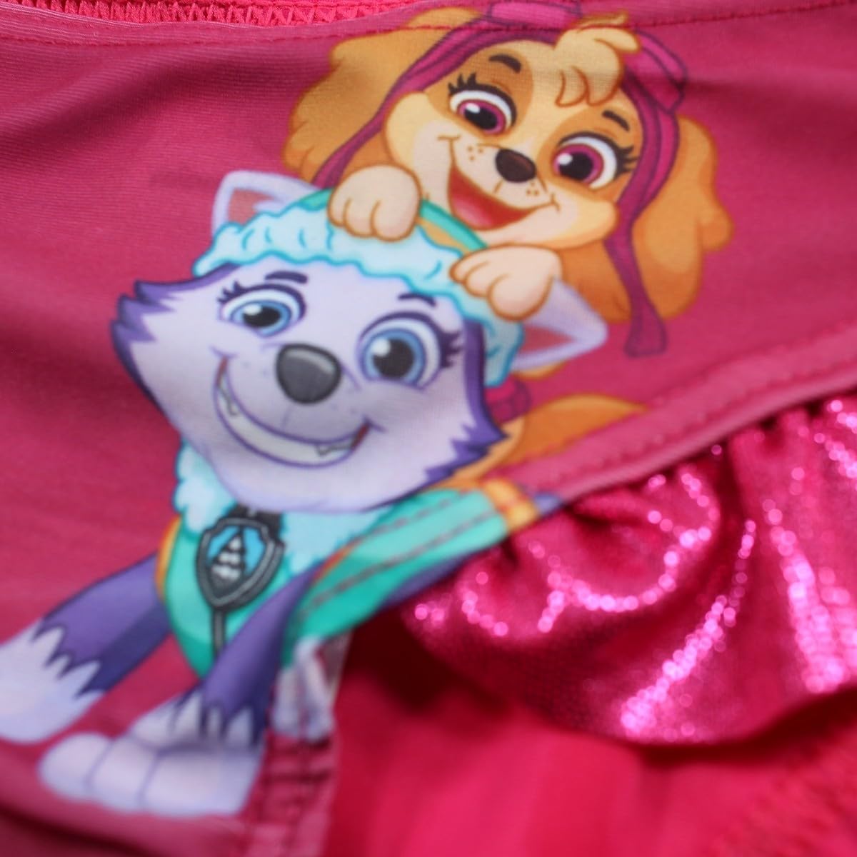 Disney Maillot de Bain Paw Patrol. Juego de Camisa para Nadar para Niñas