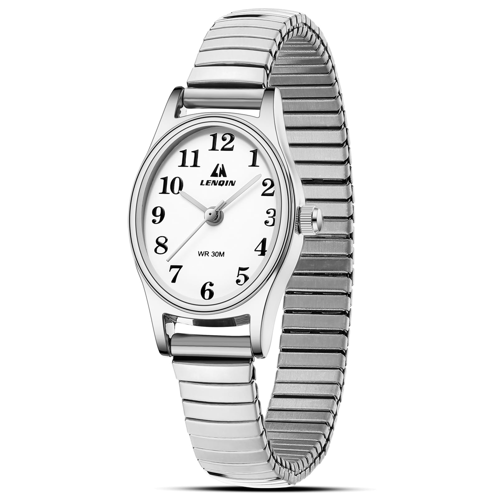 Damen Armbanduhr Wasserdicht Analog Quartz Uhr mit Elastischem Metallband | Klassisch Edelstahl Damenuhr 3ATM Wasserdichte Hochwertiges Quarzwerk
