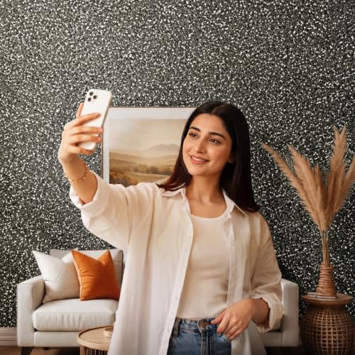 Image of Marble Texture Paint, 3D Designer Stone and Granite Luxury Finish, Washable Water Resistant Acrylic Emulsion, Interior Exterior Ready to use (Graphite Slate)