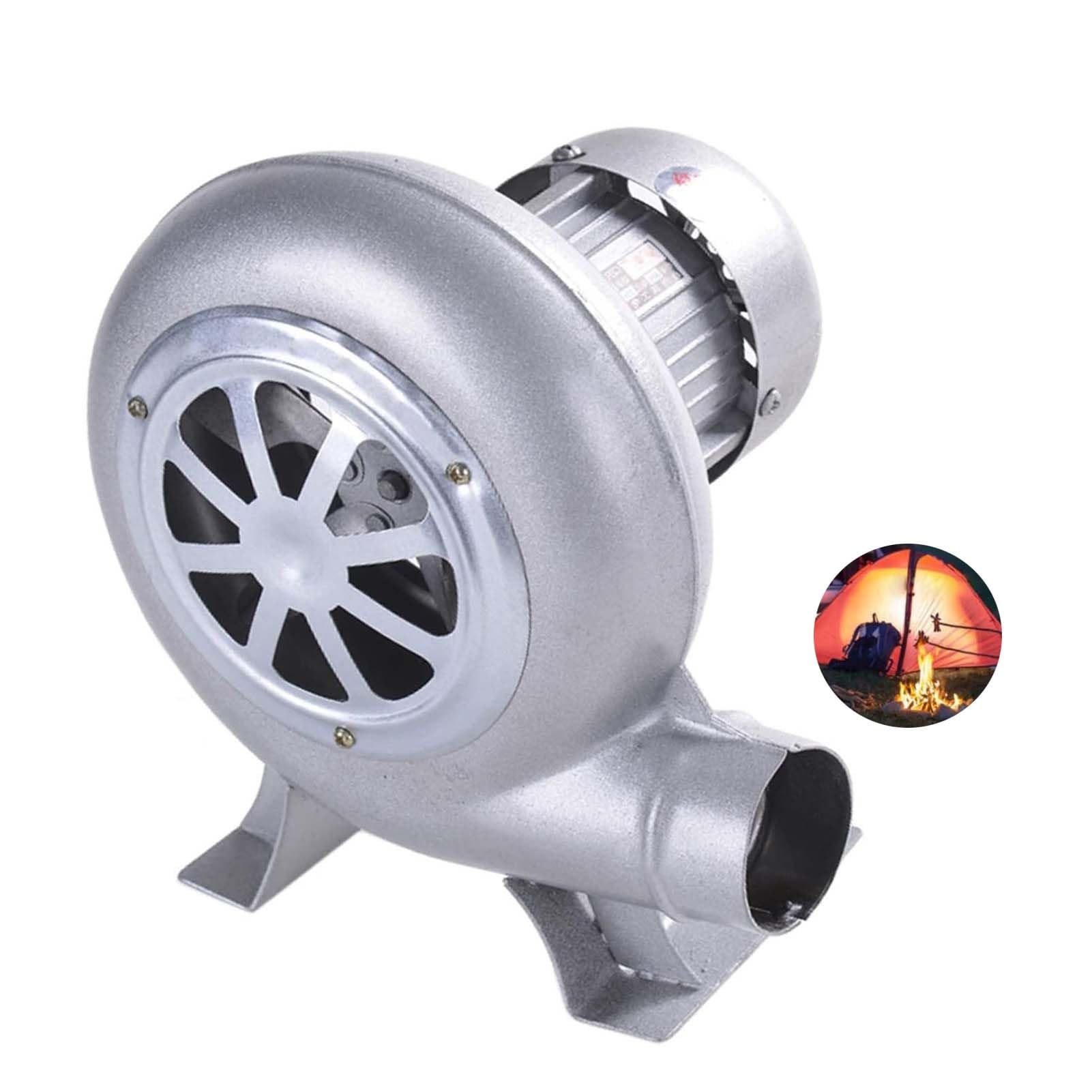 Soplador De Aire Eléctrico Centrífugo - Turbina Soplador De Castillos Hinchables, Parrilla del Encendedor del Carbón De La Fan, Excitador De Llama De Arranque De Fuego De Parrilla(60W)
