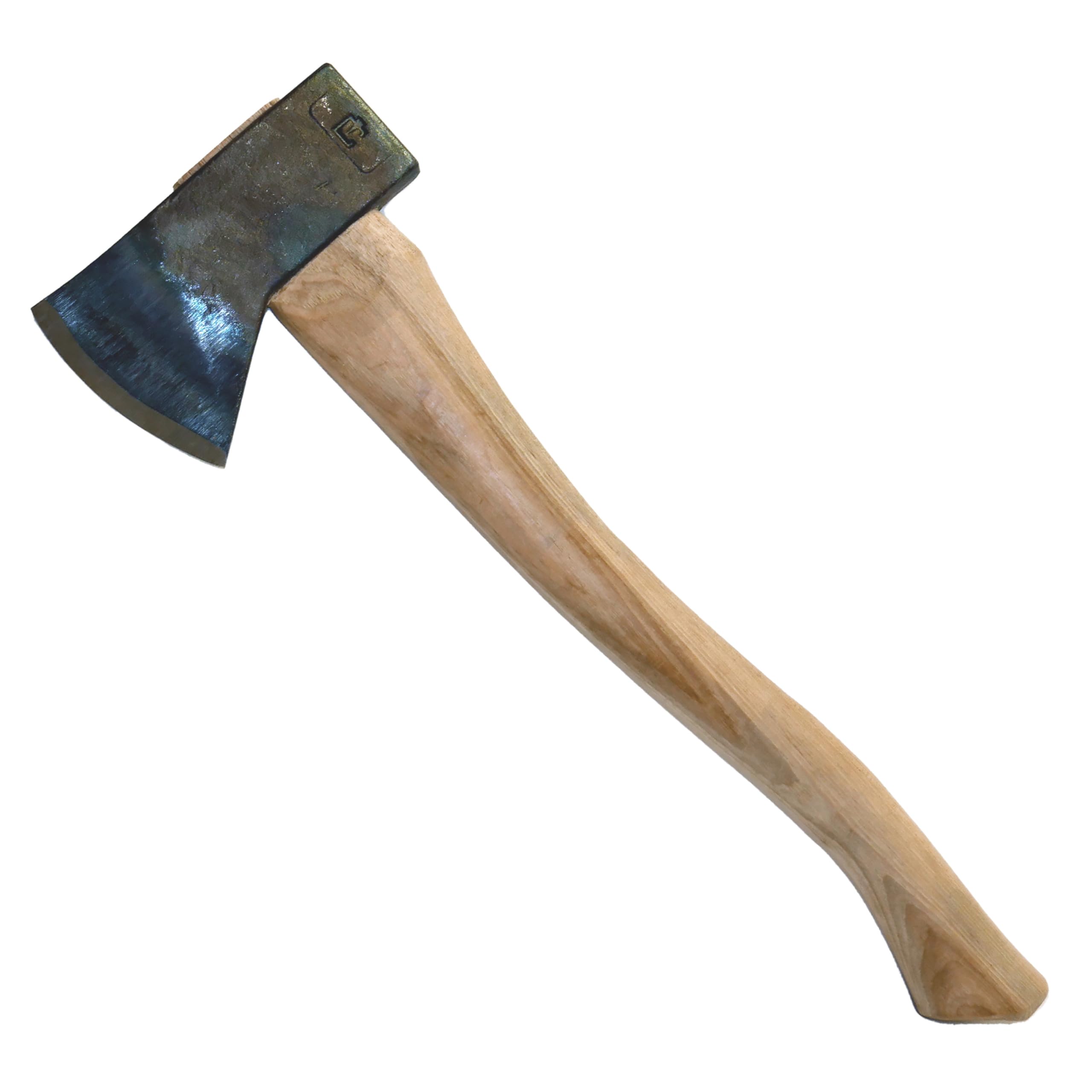 COUNCIL TOOL Hudson Bay Camp Axe - 2 lbs Hand Axe with 18" Curved Hickory Handle & Hardened Poll - SU20HB18C