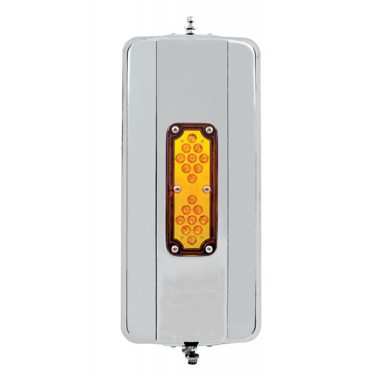 United Pacific 86500B Led Stainless West Coast Mirror - 7