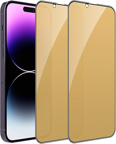 Paquete de 2 protectores de pantalla de privacidad compatibles con iPhone 13iPhone 13 ProiPhone 14, espejo de cobertura completa, antiespía, anti disponible en Yaxa Peru