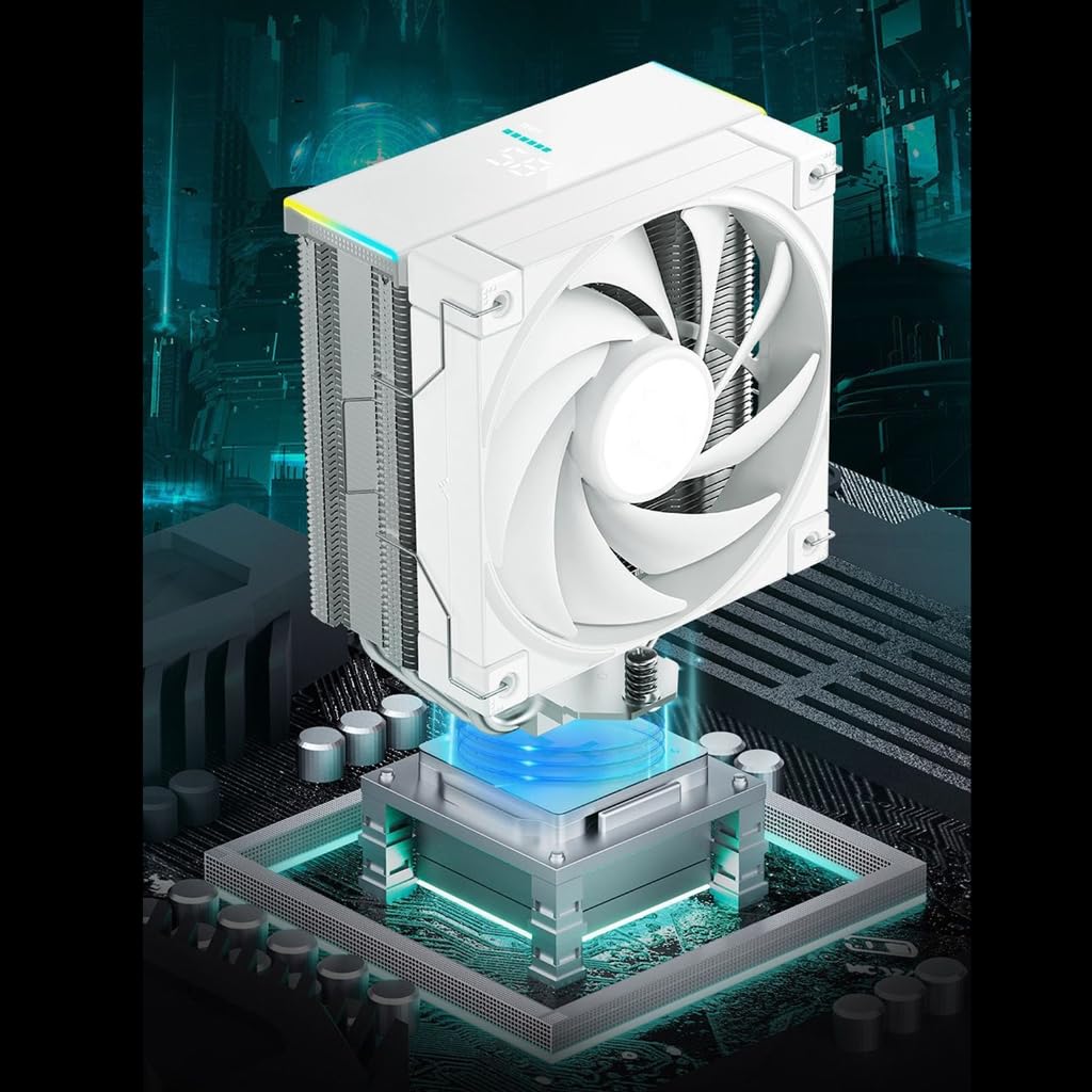 Raffreddatori efficienti della torre con display LCD della temperatura e memoria Slot Compatibilità Dissipatore di calore efficiente del computer