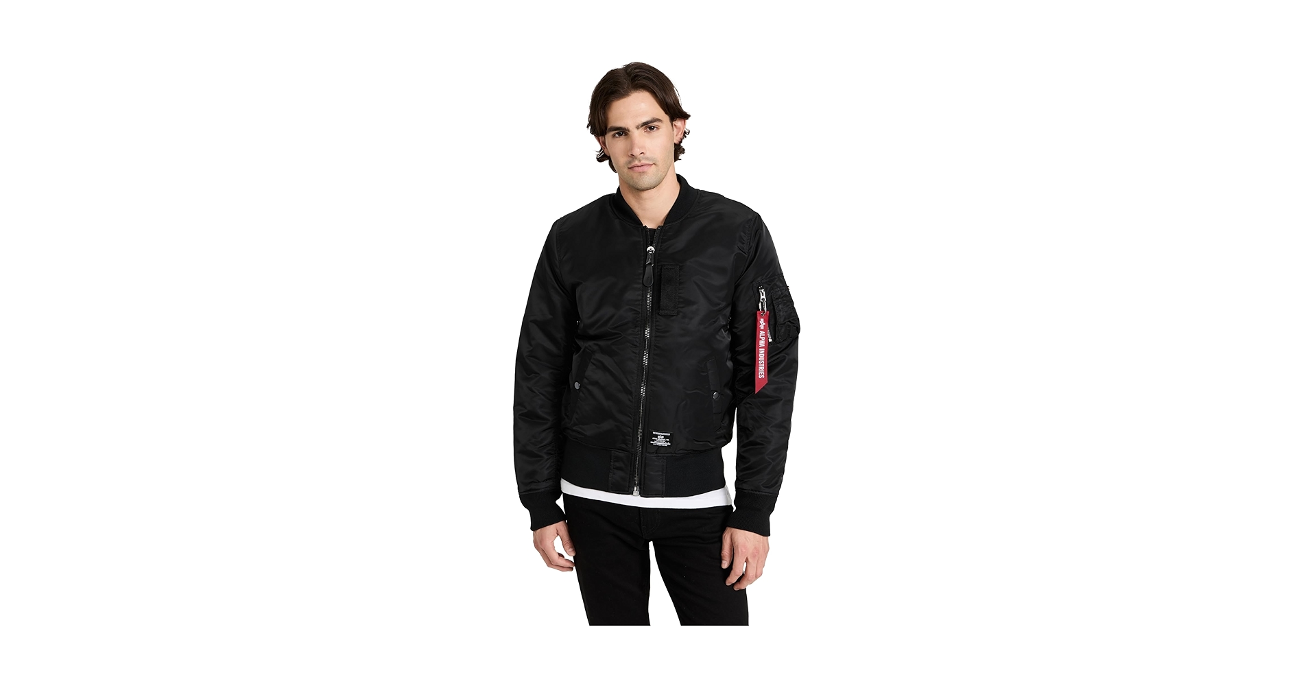 Alpha Industries Men's Ma-1 Mod Bomber Flight Jacket, Sage