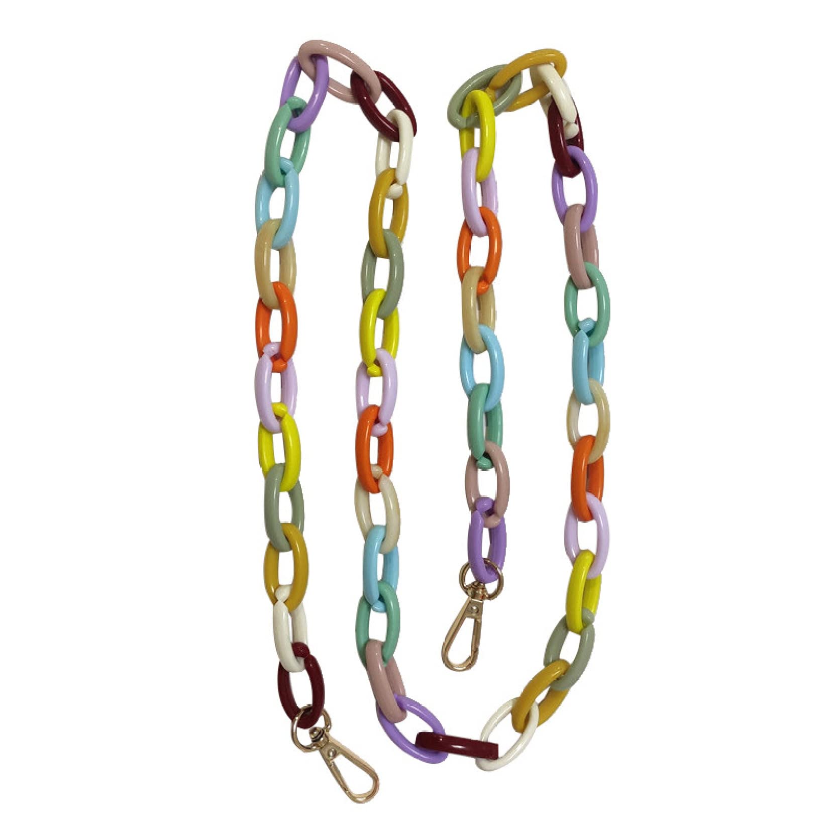 Cadenas para Bolsos, Asa Monedero Cadena Mujer Correas De Hombro Bolsos Accesorios(Purple,100cm)