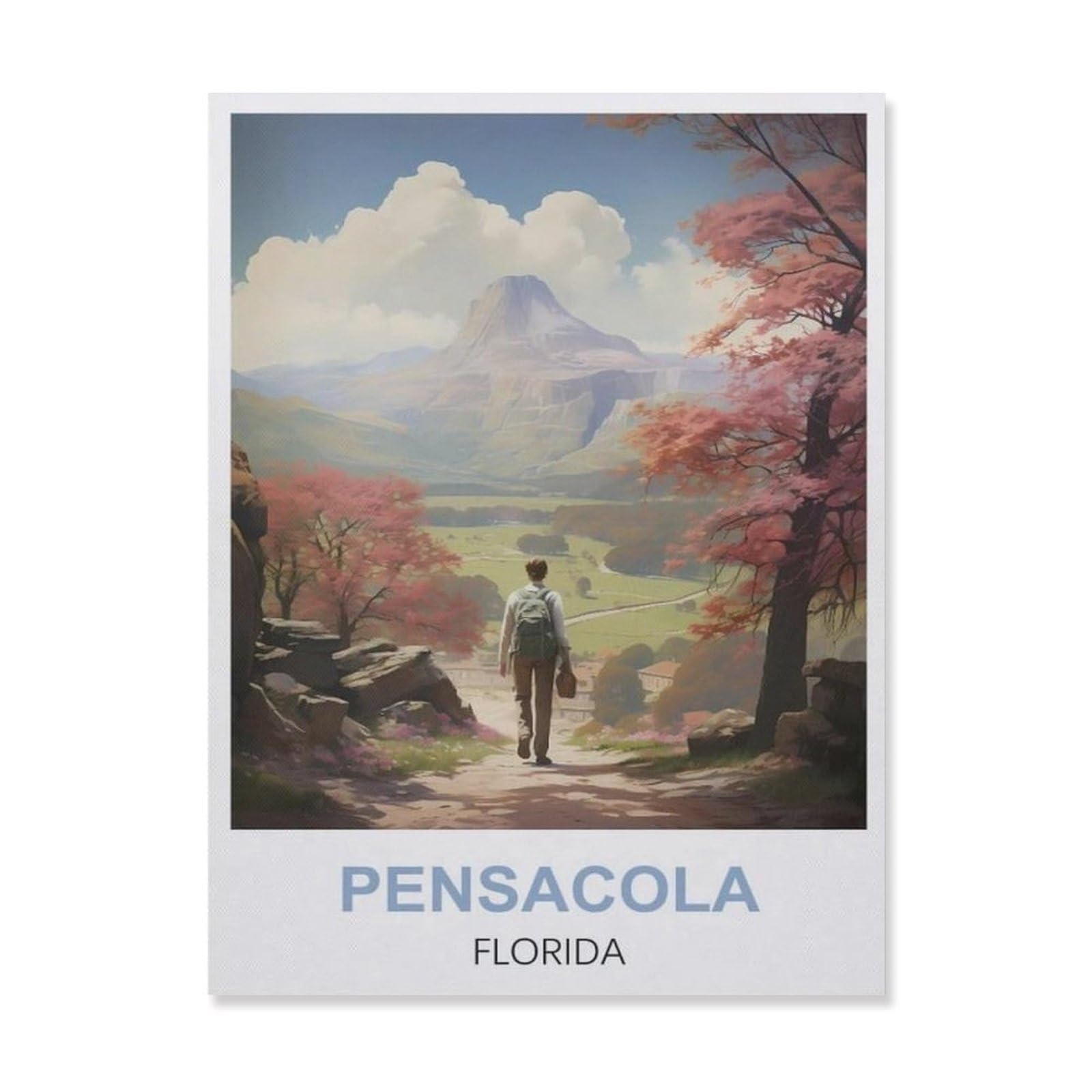 Metal Signs，Pensacola Florida Lighthouse(15x30cm）