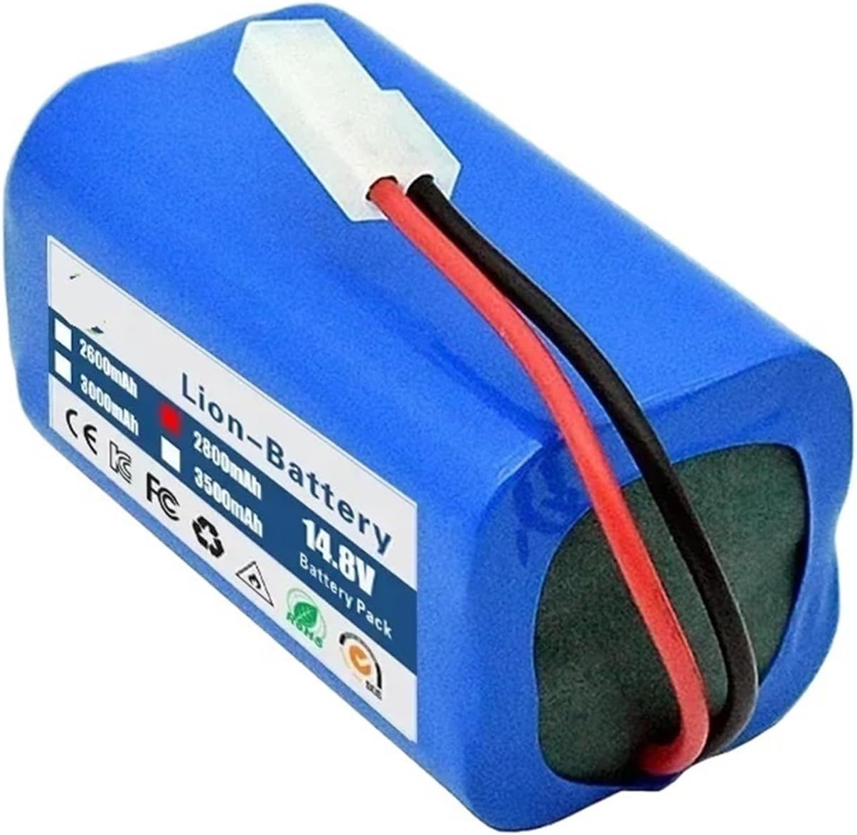 14.8V 4800mAh Li-ion Battery，Compatible For Xiaomi，G1 Robot Vacuum-Mop Essential MJSTG1 Robot Vacuum Cleaner Accessories(2800mAh 1pcs)
