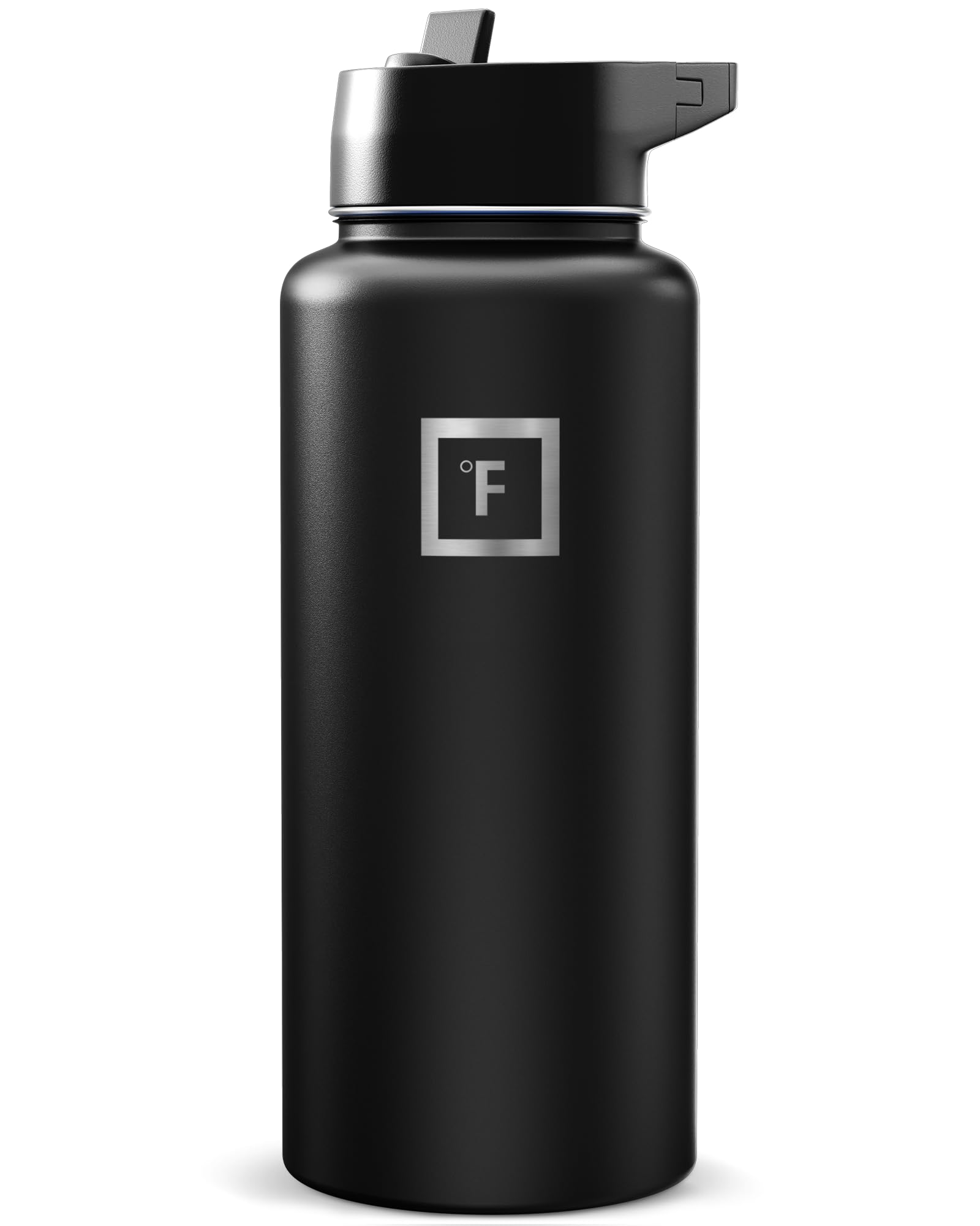 IRON °FLASK 32 oz Wide Mouth Water Bottle with Straw Lid