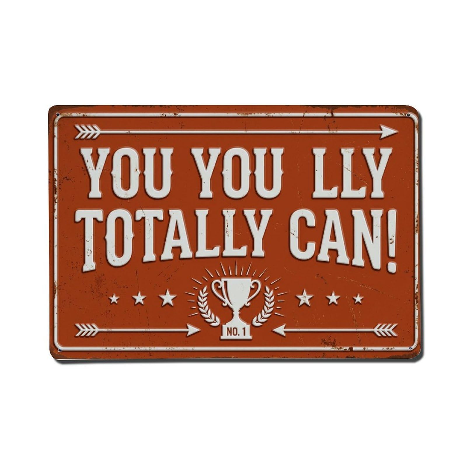 Believe Achieve Succeed Energy Retro Motivational Slogans Metal Tin Sign Plaque Wall Decor for Cafe, Club Bar, Office, Home Garden Metal Poster 8x12Inch