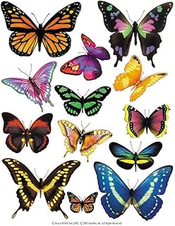 Butterfly 2-Sheet IdeaStix Accents Peel and Stick DÃ©cor