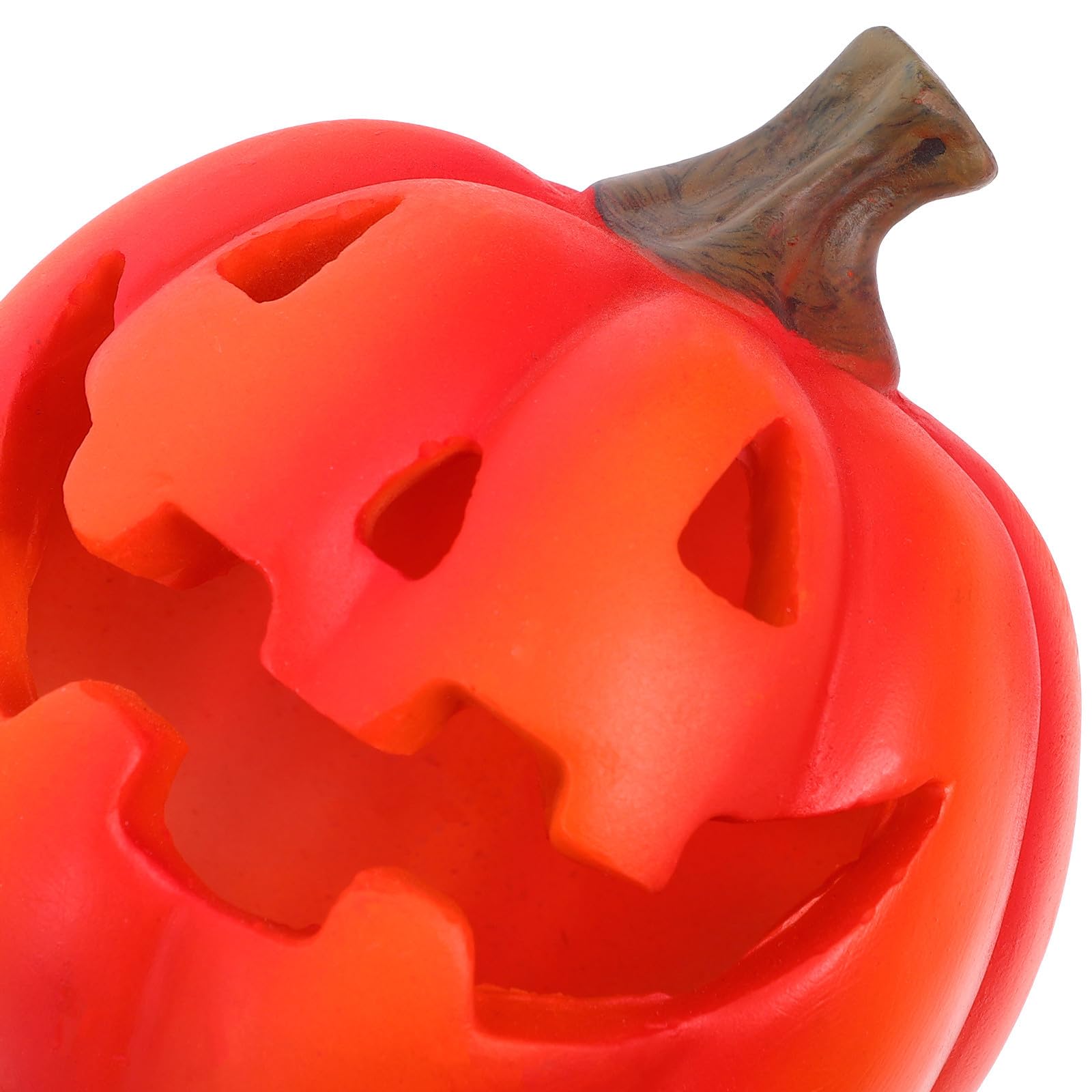 Halloween Geschenkideen Solar Gartenstecker Kürbis 2 Stück Ip55 Außen | Kunststoff und Kunstharz, Automatische Aufladung, für Rasen und Blumenbeet, Dekorative Lichtquelle