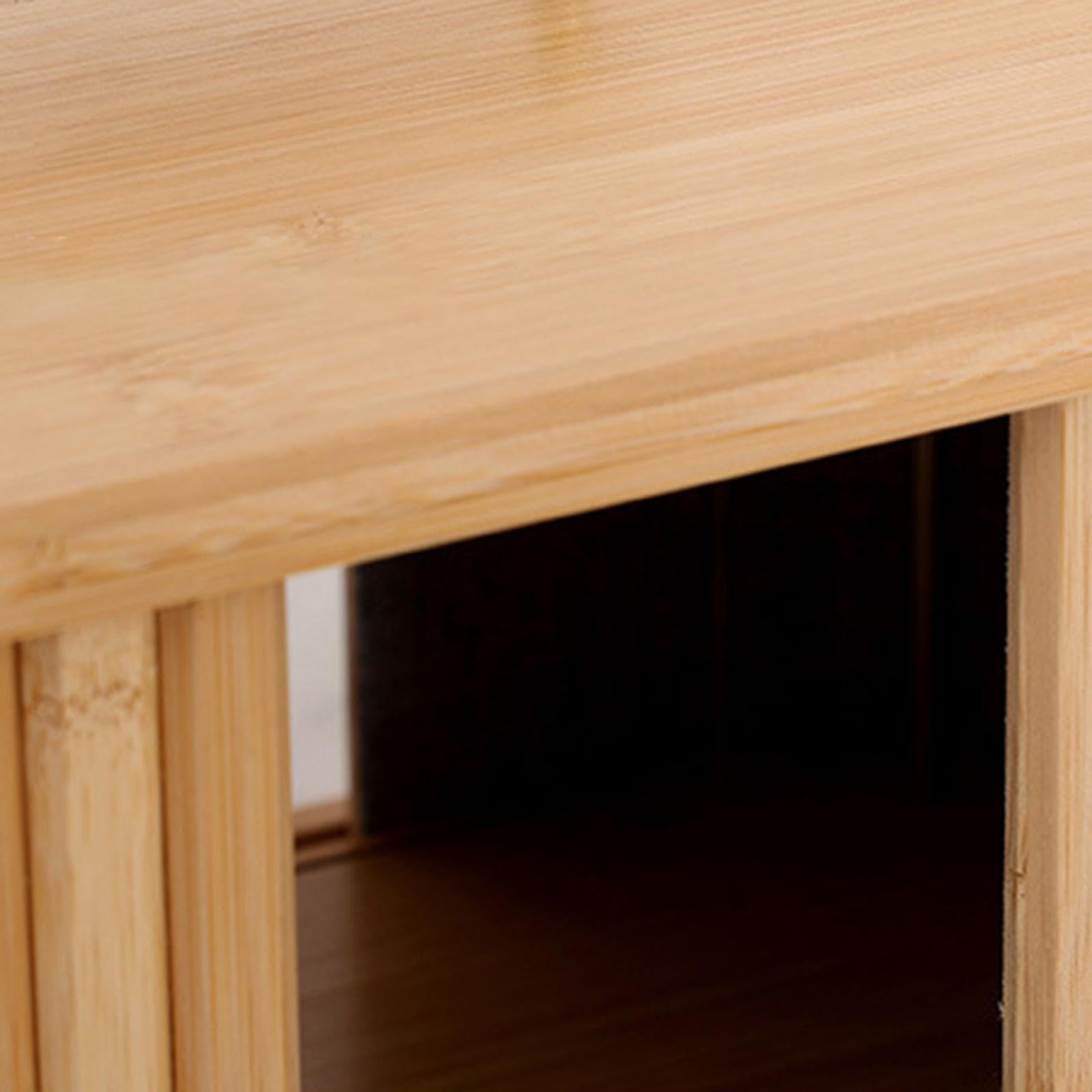 Caja de Madera con Ventana Transparente, Contenedor de Almacenamiento, Caja de Regalo, Cesta de Almacenamiento, Ideal para La Cocina Y Ocasiones, Madera 29cm, Individual
