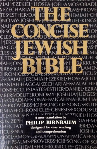 The Concise Jewish Bible (English and Hebrew Ed... 0884824519 Book Cover