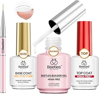 Beetles Builder - Kit de uñas de gel con base...