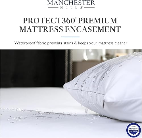 Miniatura 4 de Protect360 Premium - Funda y protector de colchón  Matrimonial, protección del producto Microban, poliéster de punto, impermeable, prevención de