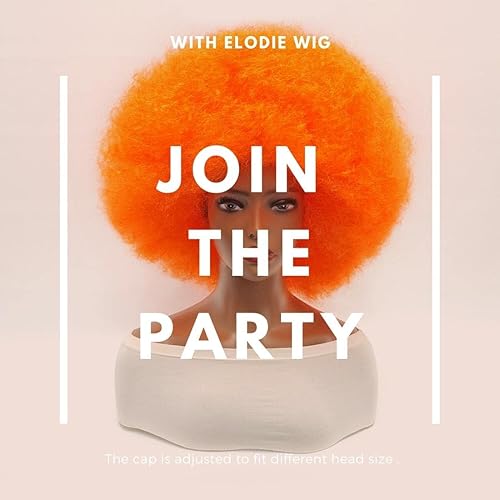 Miniatura 7 de Everfun Pelucas afro para mujeres negras, peluca corta y rizada afro de los años 70, divertida, grande, esponjosa, esponjosa, sintética de primera