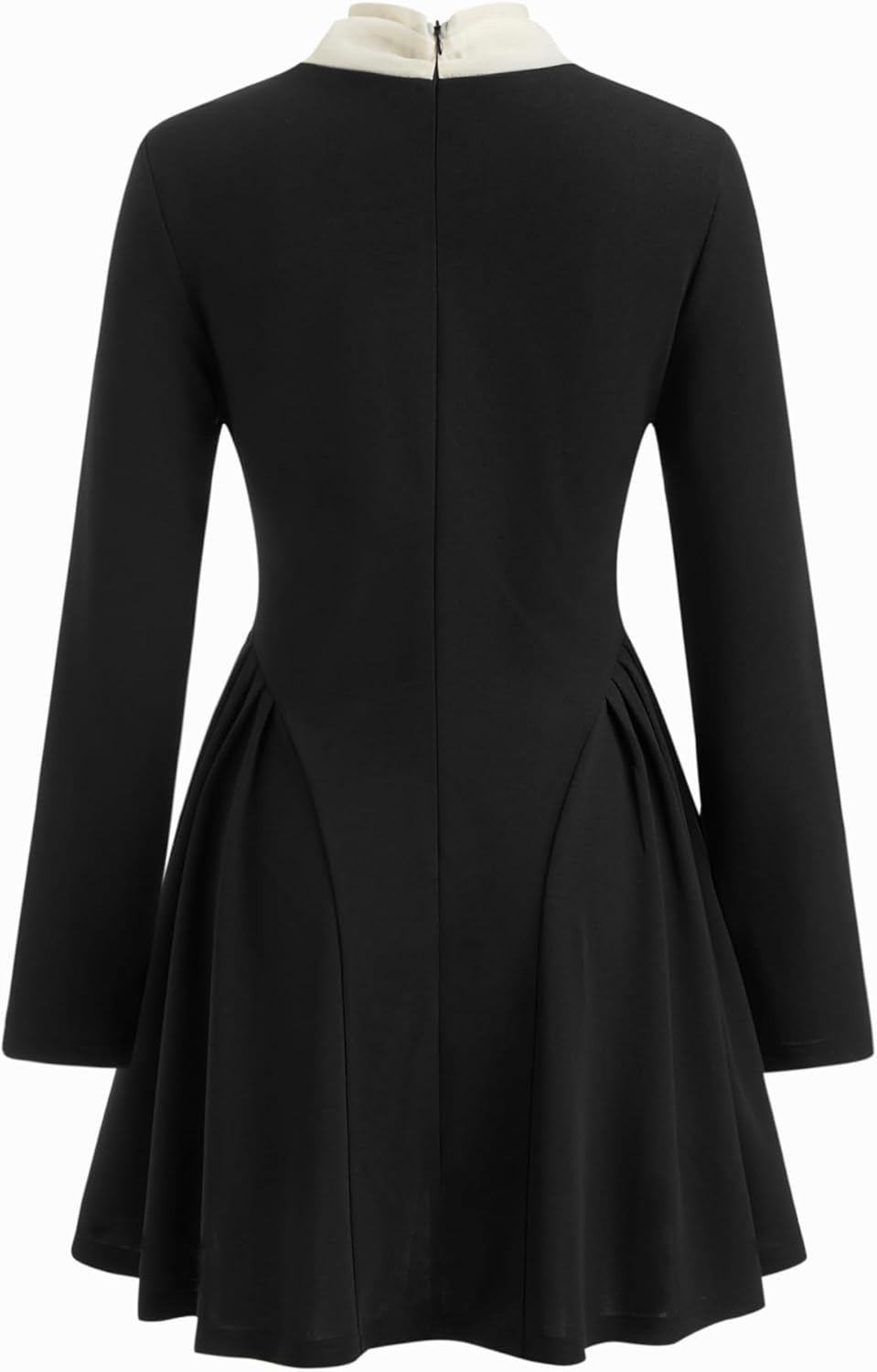 CIDER Long Sleeve Bow Knotted Elegant Dress Women's A-Line Casual Dresses with Pockets - Image 5