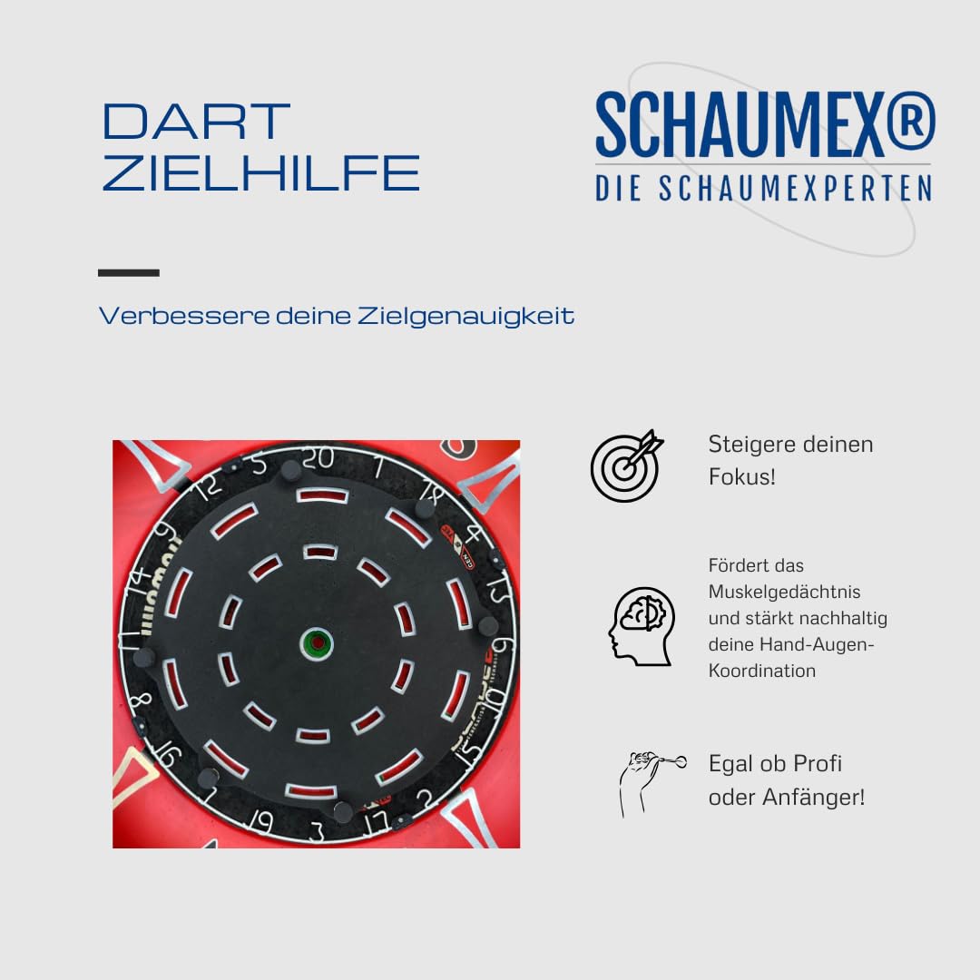 Target Foam Dart Trainer Dartscheibe aus Schaumstoff - Dart Zubehör - Training für Auge-Hand-Koordination - Zieltrainer