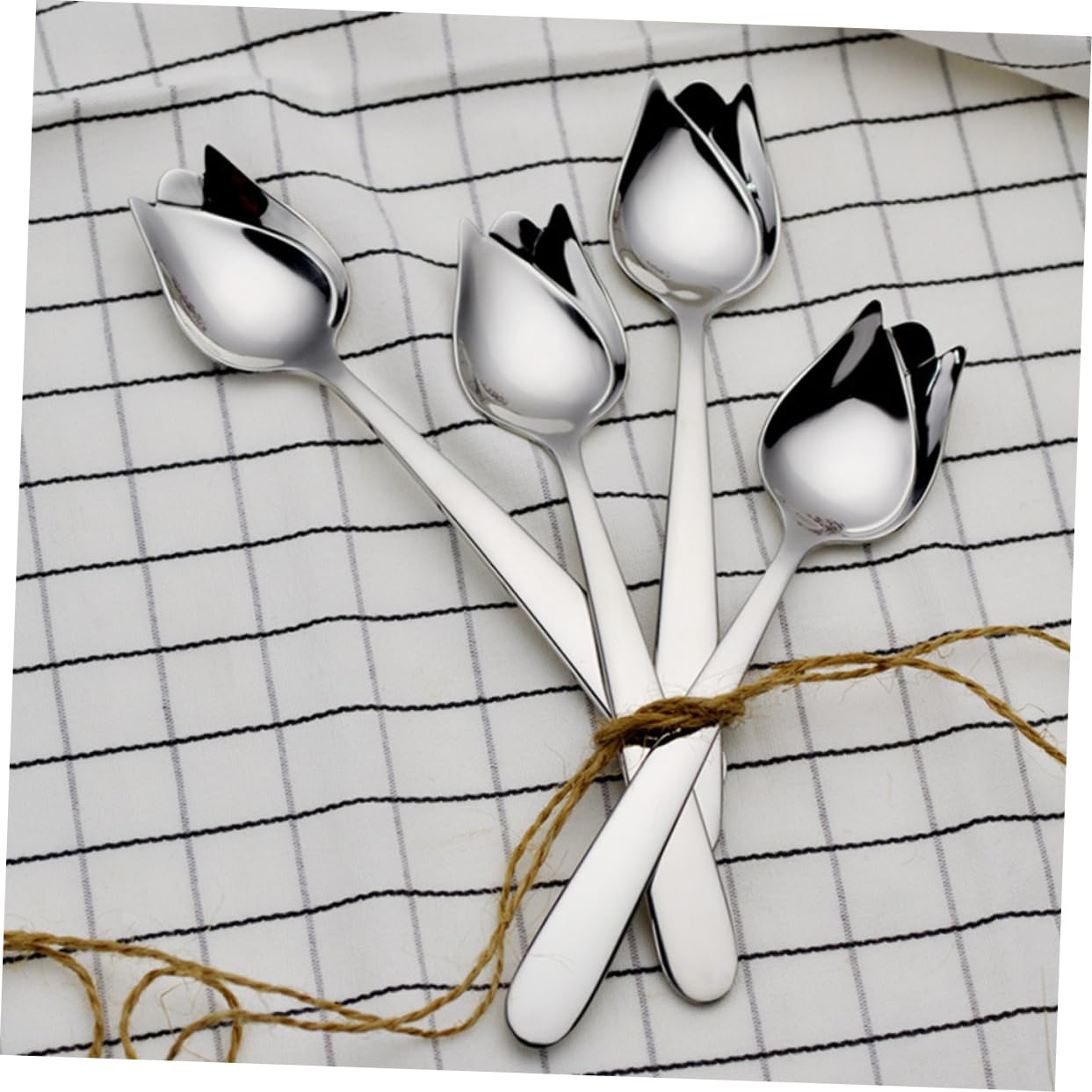 5 Series Codo Cuchara Tenedor Cucharón Cubiertos Para Discapacitados Para Adultos Anciano Forma Discapacidad Largo Pequeño Fácil Acero Inoxidable Plata 2 Piezas X 5