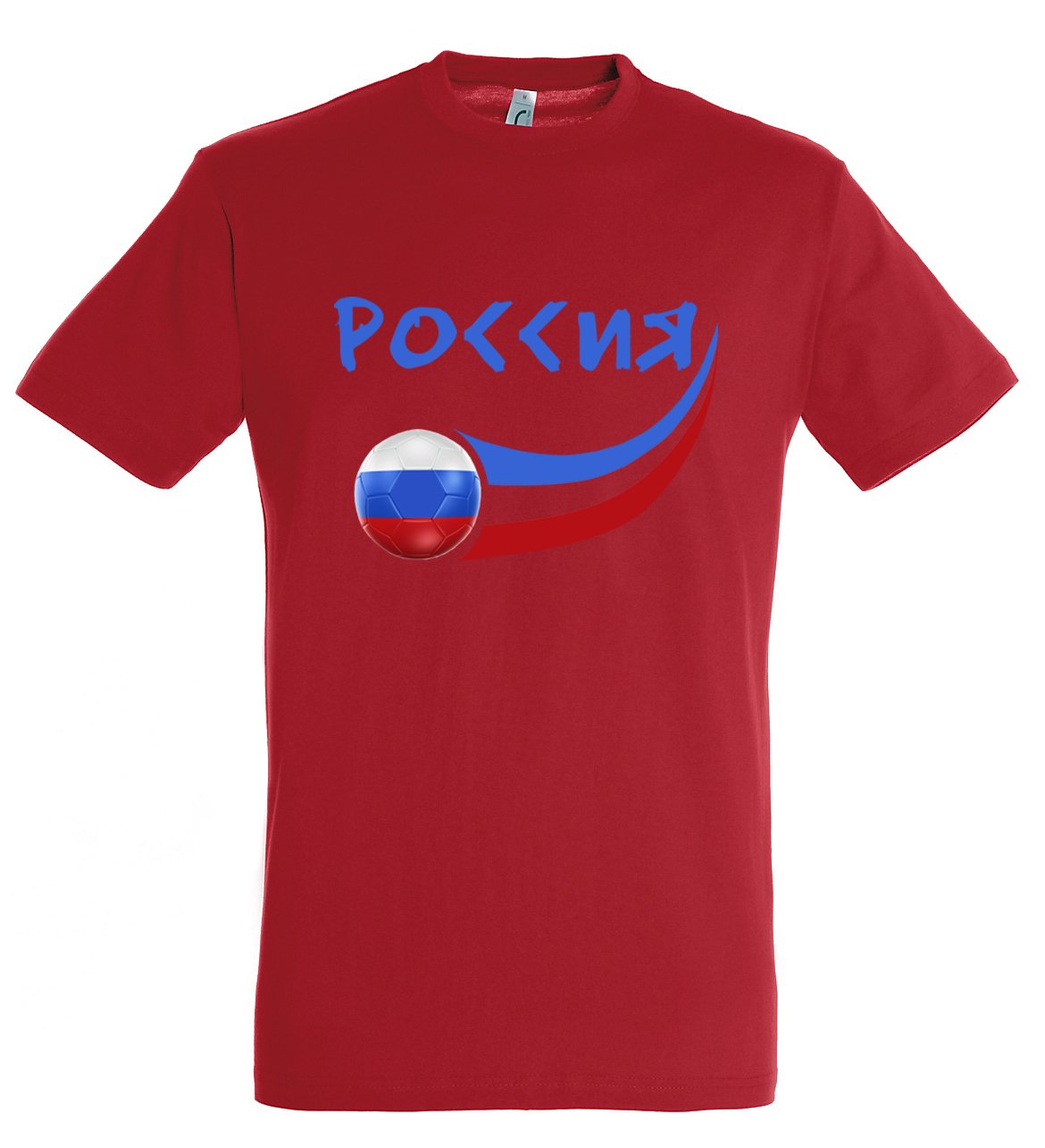 Supportershop Men Russia red fan T-shirt M Russia Red Fan T-shirt M - Red, M