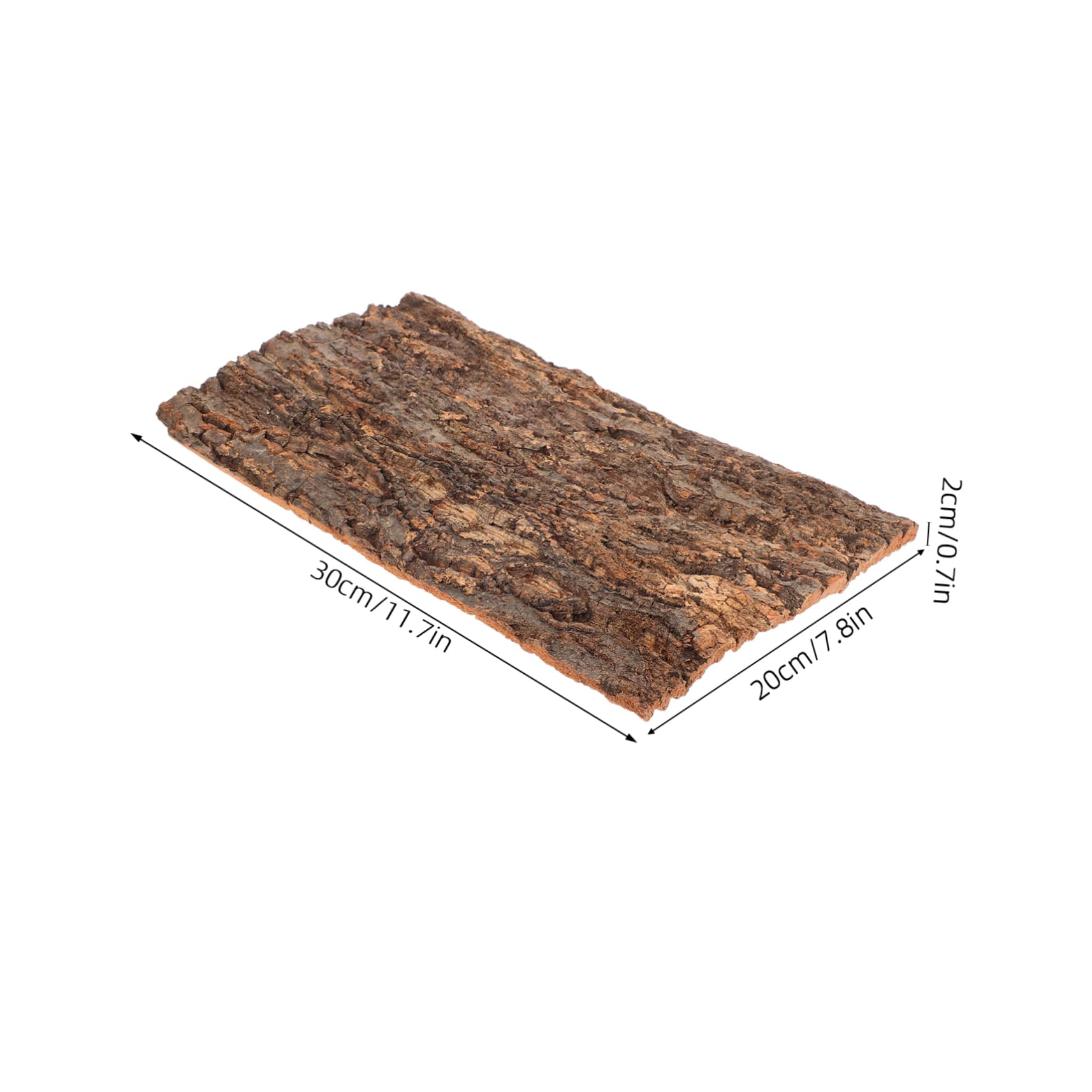 TOYANDONA 2 Pezzi Corteccia di Albero per Terrario Accessorio per Rettili Piattaforma per Arrampicata e Decorazione Naturale per Ragni e Lucertole