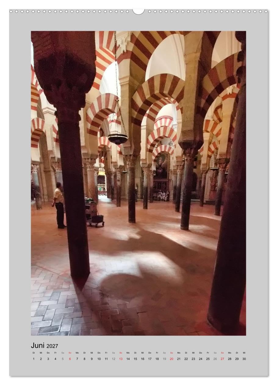 Andalusien - Bekanntes und Unbeachtetes (Wandkalender 2027 DIN A2 hoch), CALVENDO Monatskalender: Andalusiens große und kleine "Kunst-Werke" (CALVENDO Orte)