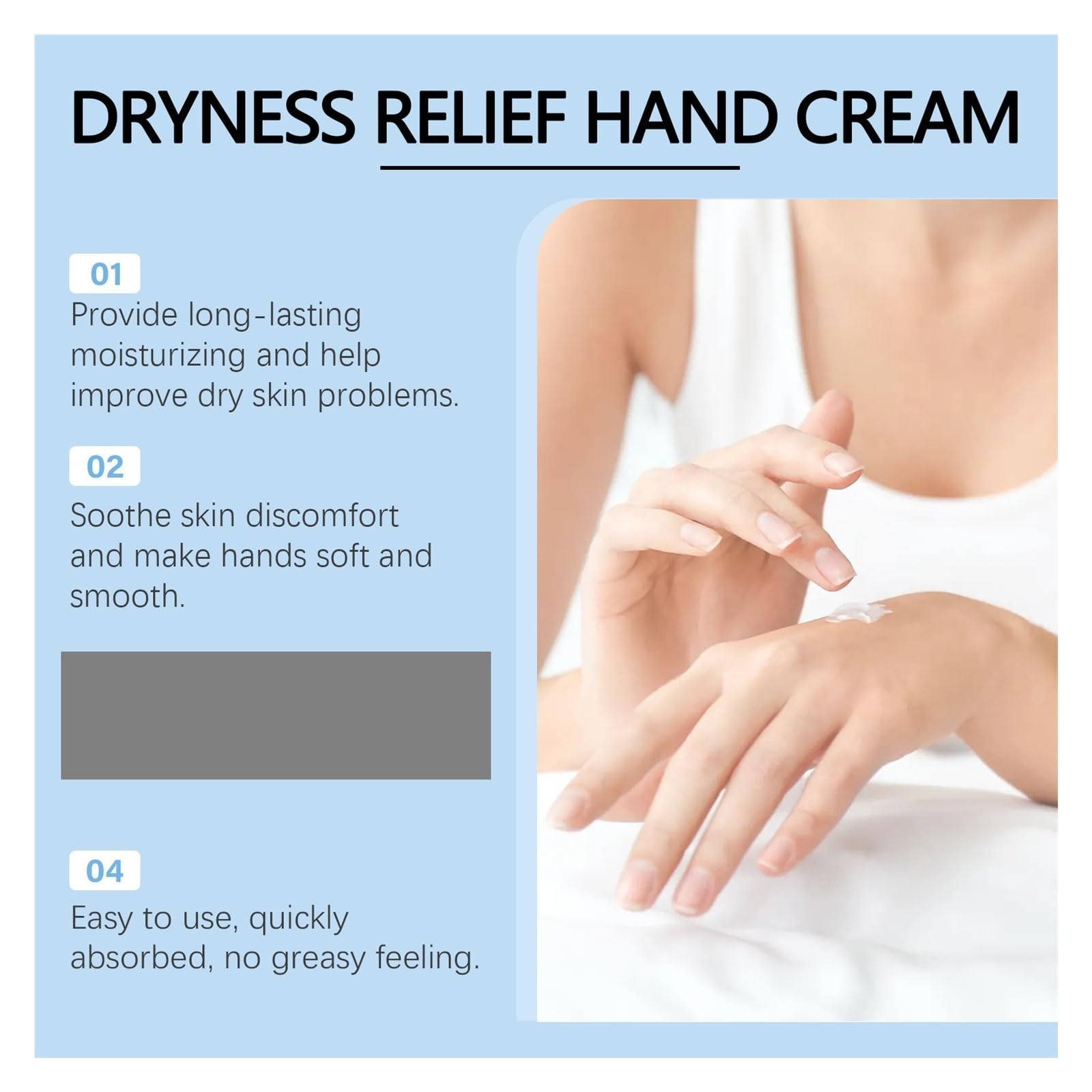 Crema de Manos Hidratante 60g | Cuidado de manos for una piel tierna y suave.(2pcs)