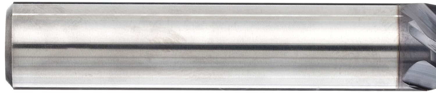 YG-1 EMB74 Carbide Ball Nose End Mill, Long Reach, Vibration Resistant, Metric, AlTiN Monolayer Finish, 4 Flutes, 72mm Overall Length, 10mm Cutting Diameter, 10mm Shank Diameter