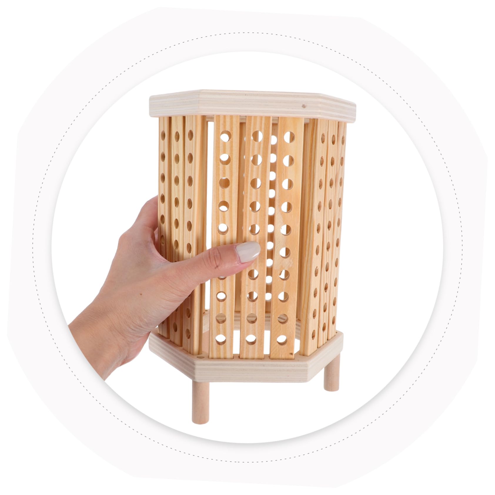 Montessori de Tablero de Madera con Palitos Coloridos Apilables Juguetes Educativos para Desarrollo Cognitivo y Habilidades Motoras para Niñas Aprendizaje de Matemáticas