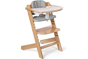 Abiie Beyond: The Ultimate Convertible Wooden High Chair for Your Growing Child