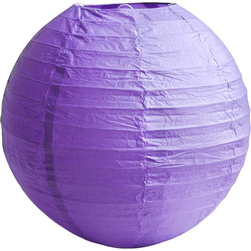 Time to Sparkle Tissue Paper Round Lanterns LampShade Lamp Shade Wedding Birthday Party Decoration | Light Pink, 8"(20cm) | — view 22
