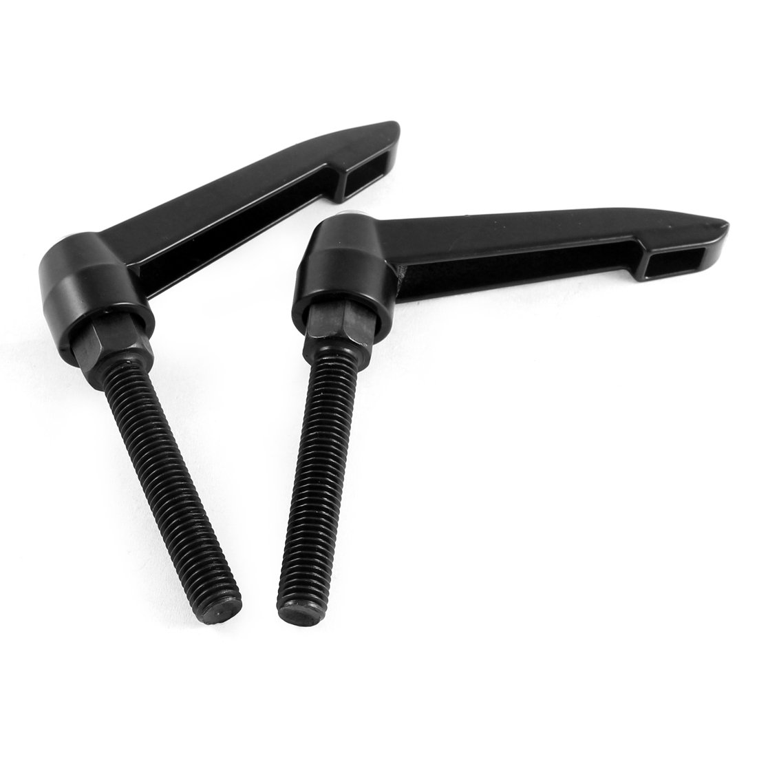 Aexit M10x60mm Thread Pressure Washer Parts & Accessories 80mm Long Lever Lathe Machinery Adjustable Clamping Nozzles Handle 2pcs