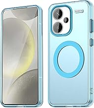 WBWONE Hülle für Xiaomi Redmi Note 13 Pro+ Plus 5G Handyhülle, [MagSafe Kompatibel] Schutzhülle/Ultra Dünn TPU Anti-Fingerabdruck Stoßfest Matt - Blau
