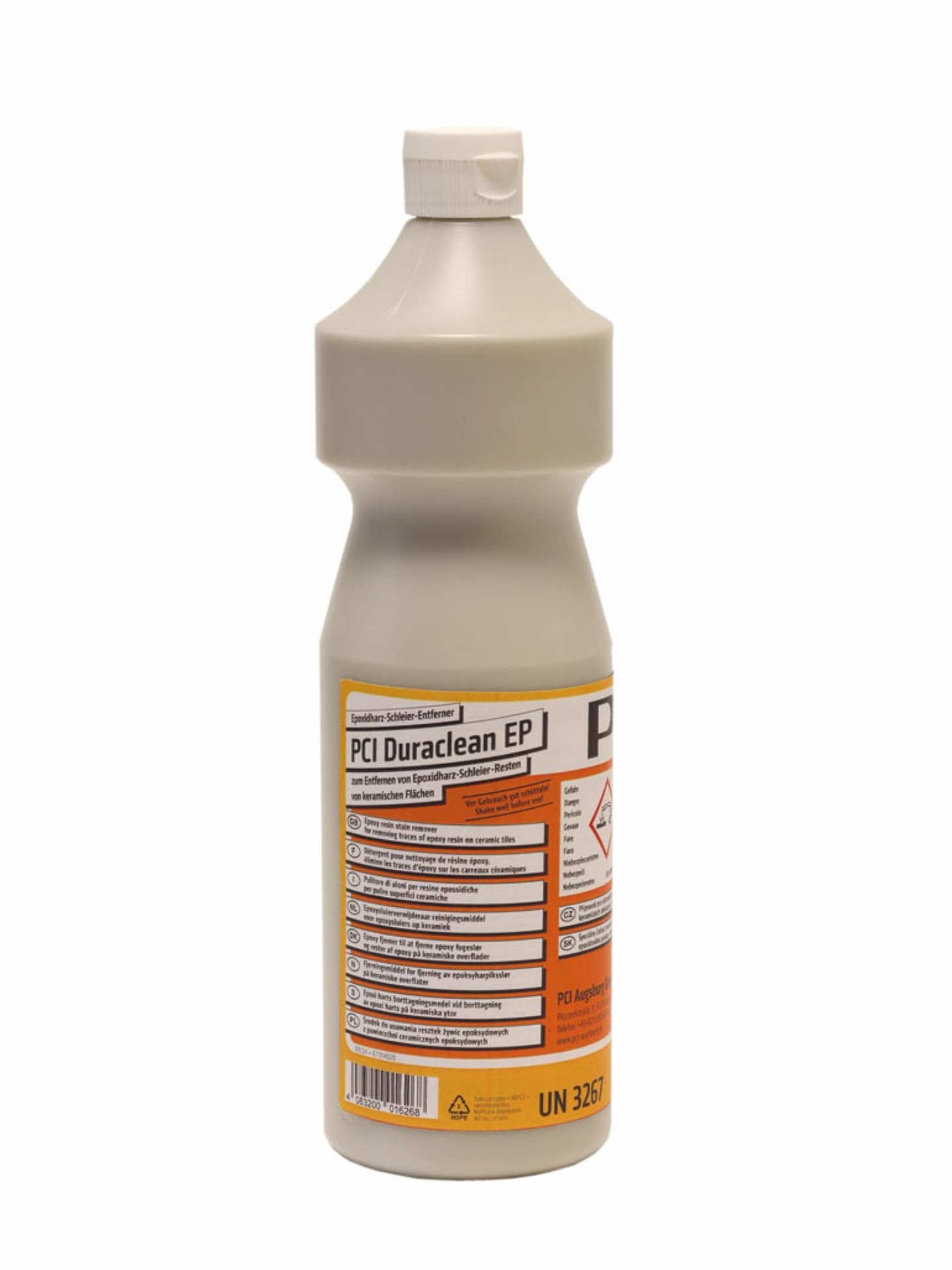 PCI Duraclean EP 1 kg – Epoxidharz-Schleier-Entferner, Profi-Reiniger für keramische Fliesen & Platten, Wand & Boden, PCI Durapox Premium/Multicolor/Harmony/NT, gebrauchsfertig, pastös