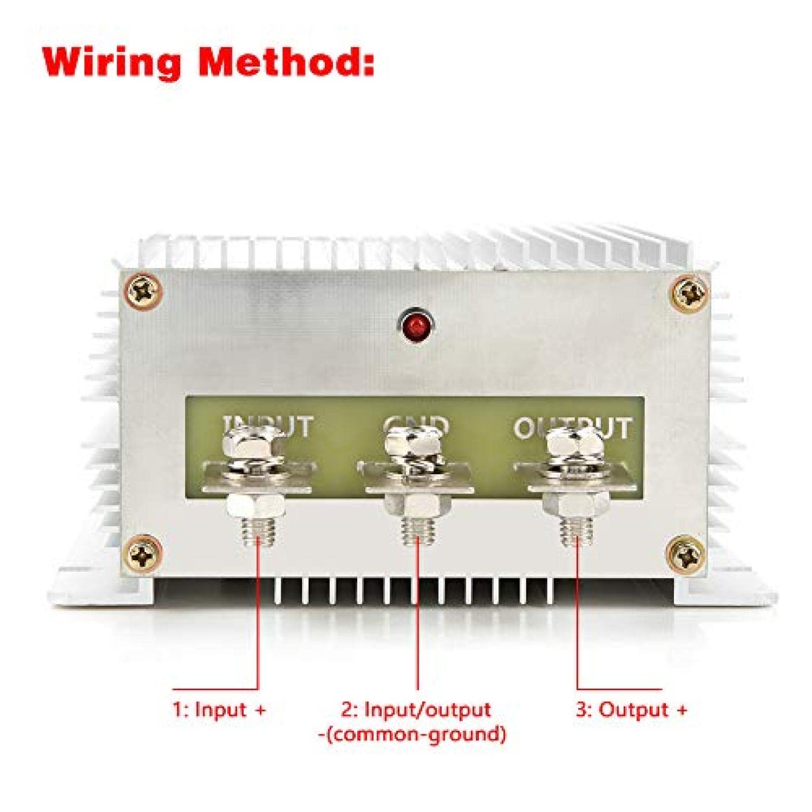 Przetwornica napięcia -24 V do 12 V 50 A Nieizolowana przetwornica prądu stałego Zasilacz obniżający o dużej mocy 600 W