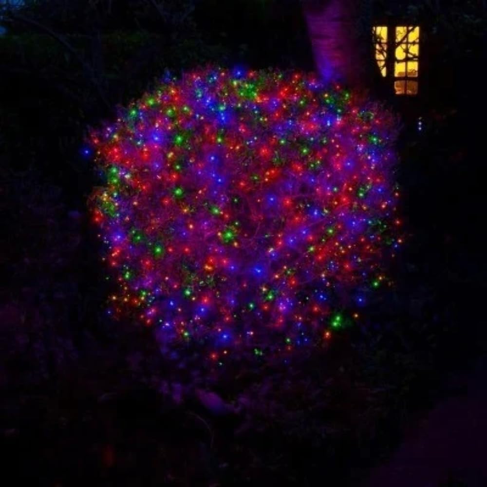 Noma 200 Fit & Forget Battery Operated Multi Effect Cluster Lights Timer - Mu...