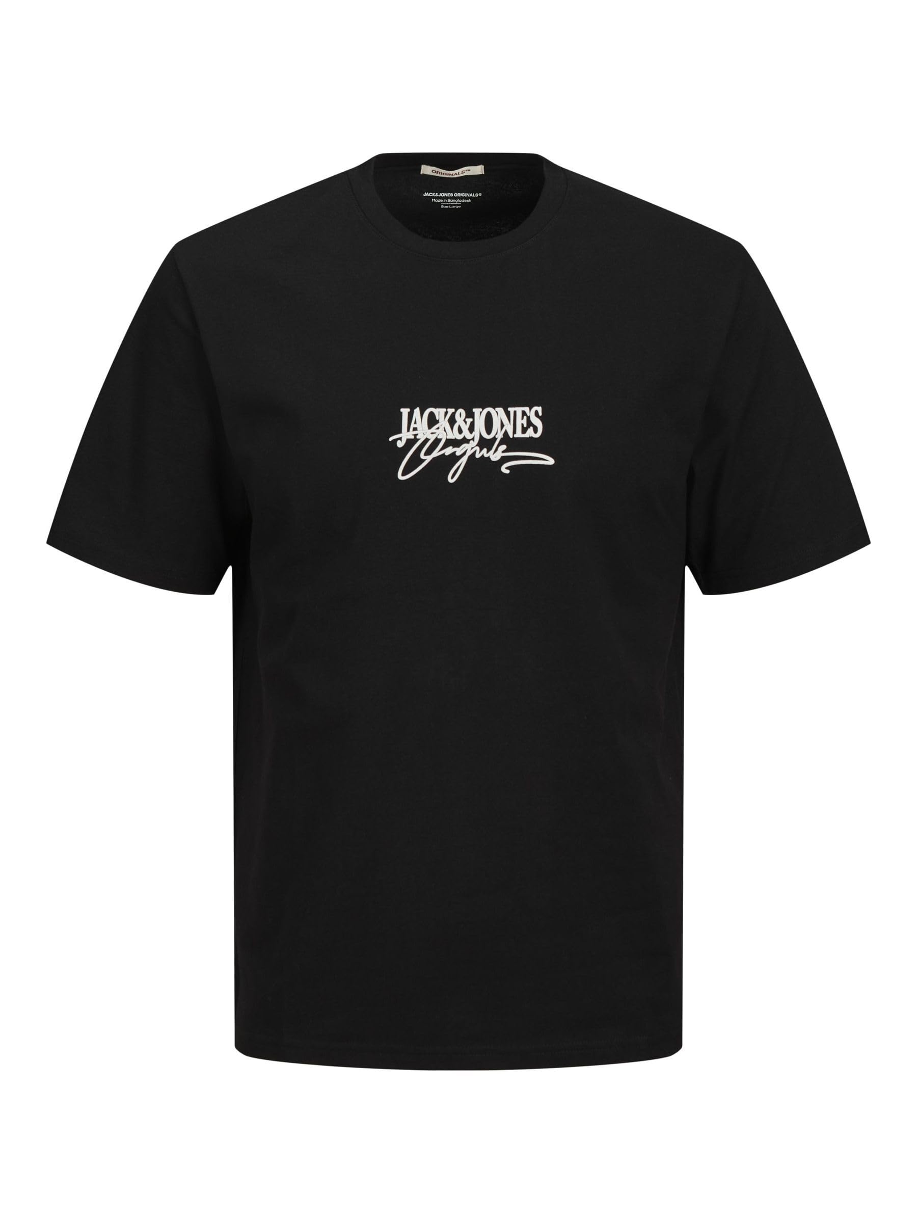 Jack & Jones Male Logo T-Shirt, Black, S