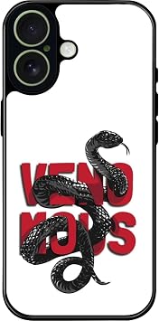 iPhone 17 Uyumlu Veno Mous Tasarımlı Glossy Premium Kılıf, Beyaz