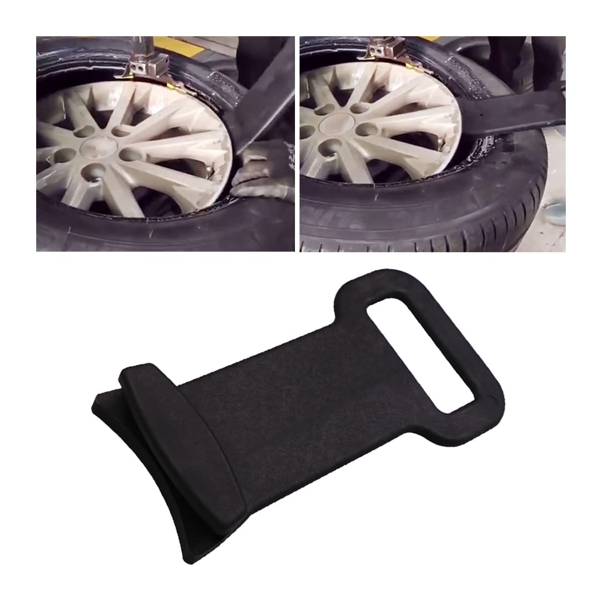 Car Tire Removal Bead Tools, Vehicle Rim Protector Tire Changer Lever, Car Tyre Changer Disassembly Release Auxiliary Tools, Universal Auto Tyre Mounting Plate for Most Wheel (Yellow)