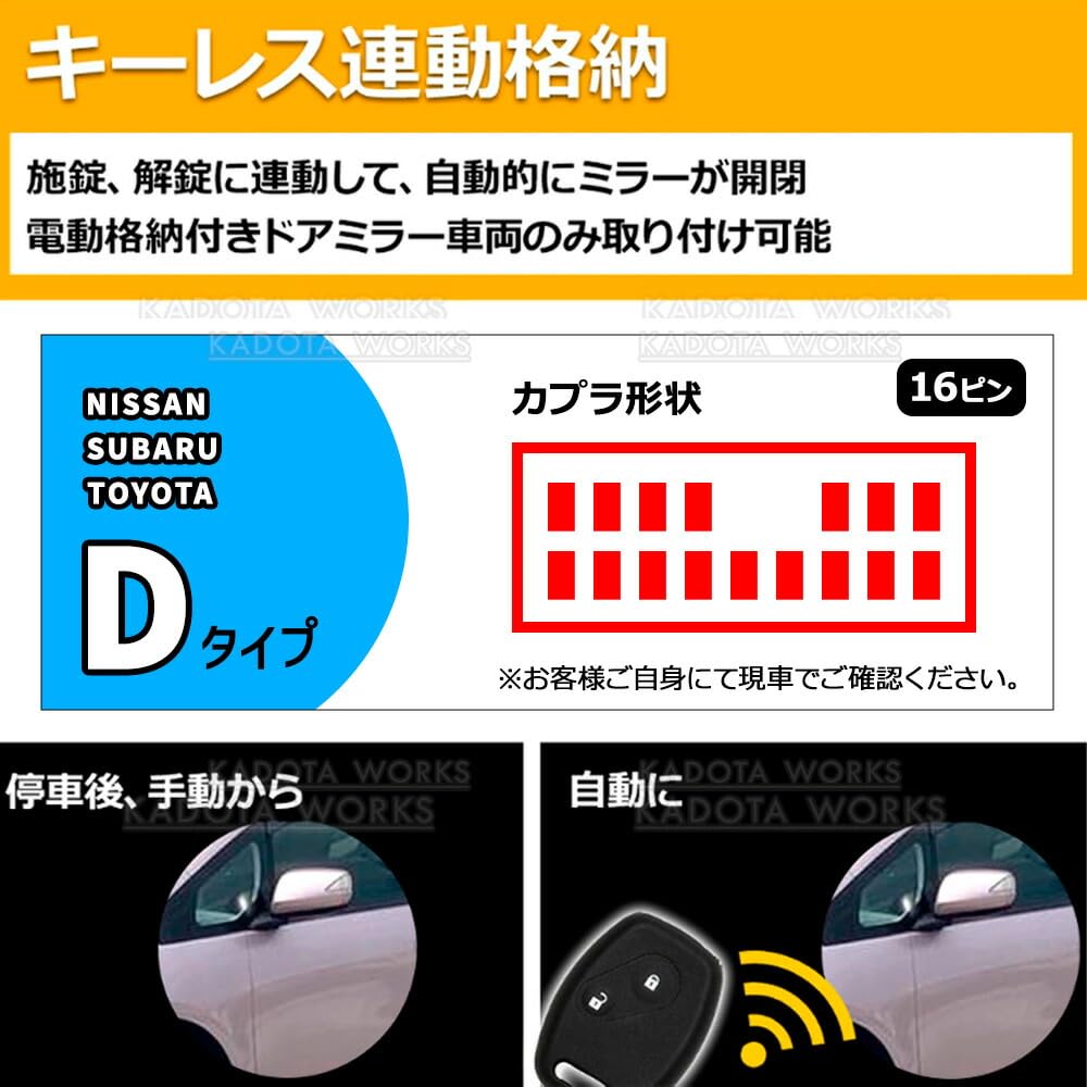 Amazon | フォレスター SJ SJG 系 ドアミラー 自動格納キット キーレス
