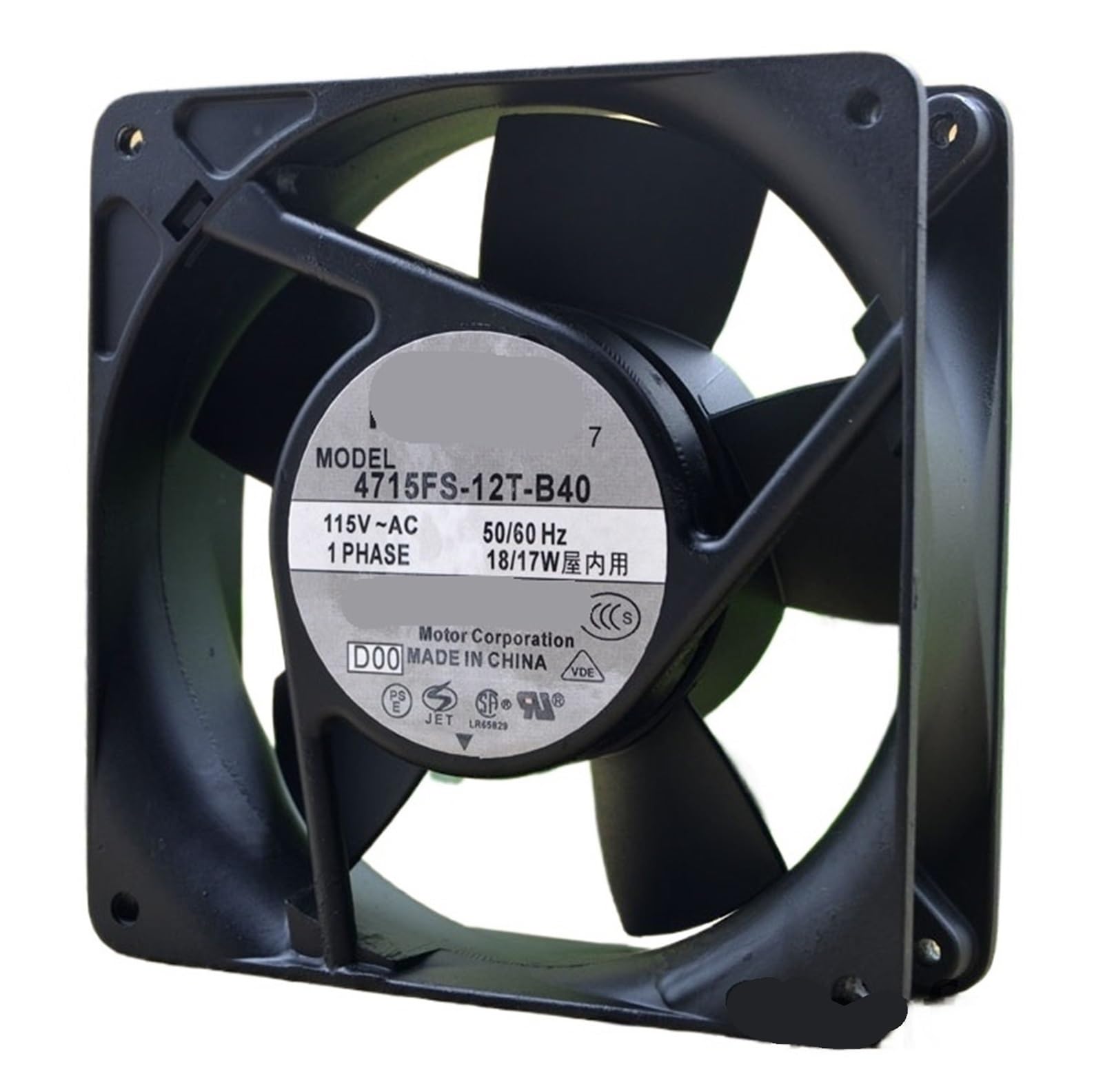 LZIKKGKI 4715FS-12T-B40 12CM 12038 115V 18/17W fan