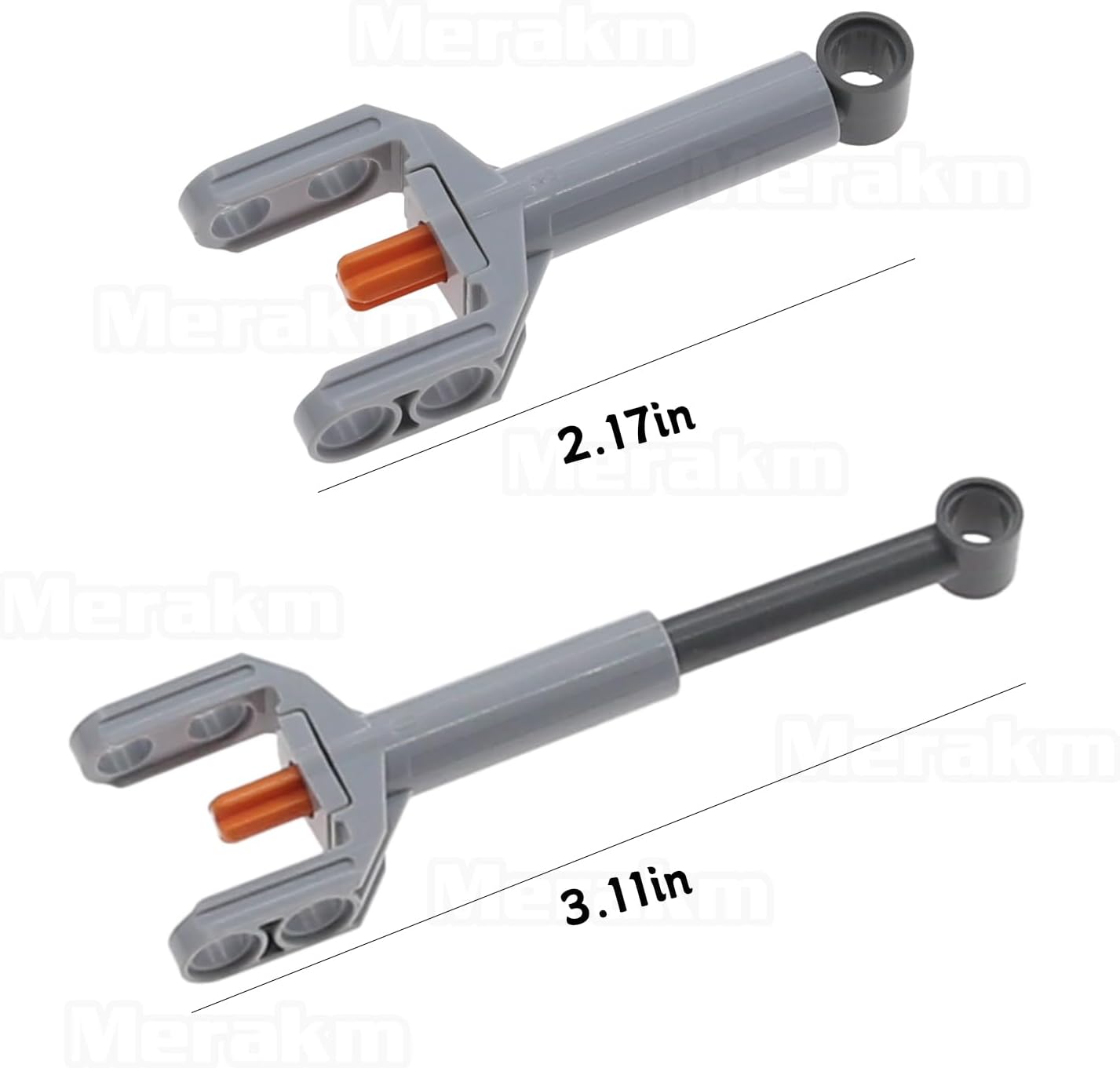 5 Set Technic-Parts of Linear Actuator kit Axle and Pin Connector Block compatiable, Random Color