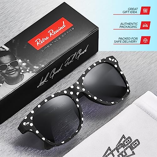 Image of Retro Rewind Kids Sunglasses for Boys Girls Age 3-12 - Shatterproof UV400 Toddler Children Sun Glasses