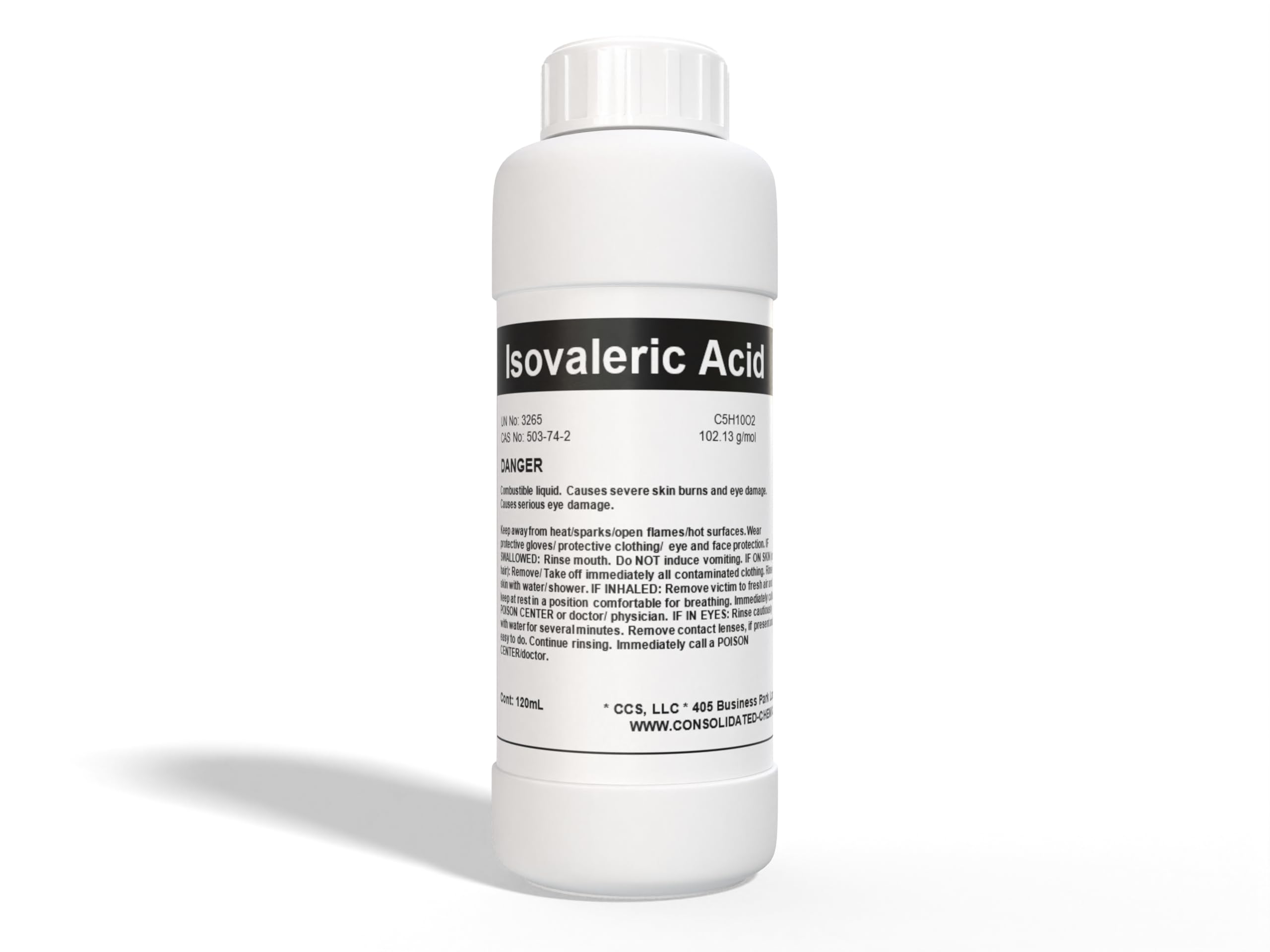 Isovaleric Acid Fragrance/Aroma Compound High Purity 100mL (3.3 Fl Oz)