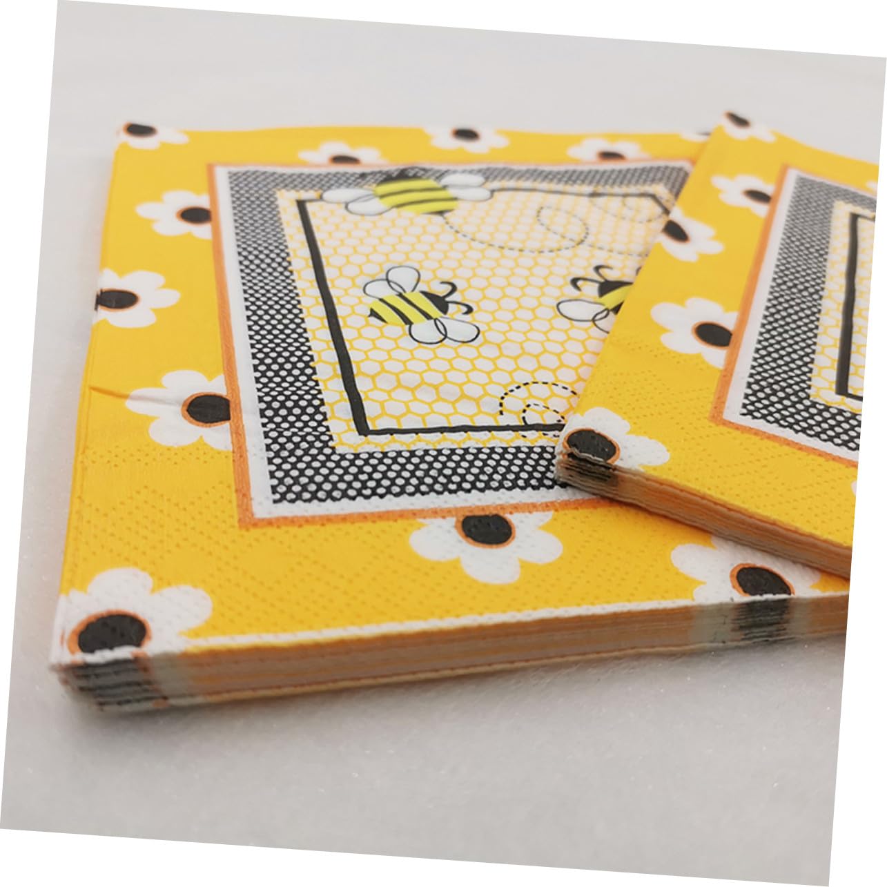 Papierservietten mit Bienenmotiv Stoff für Hochzeiten