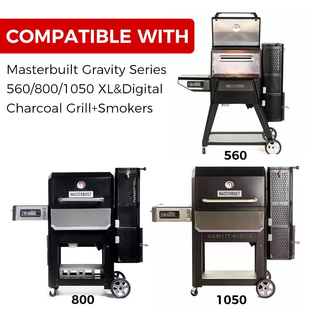 CASIMY 9004190216 801130 12V Power Cord Compatible with Masterbuilt Gravity Series 560/800/1050 XL Digital Charcoal Grill and Smoker Combo, Char-Griller Gravity Fed 980 AKORN Auto Kamado E6480 Adapter