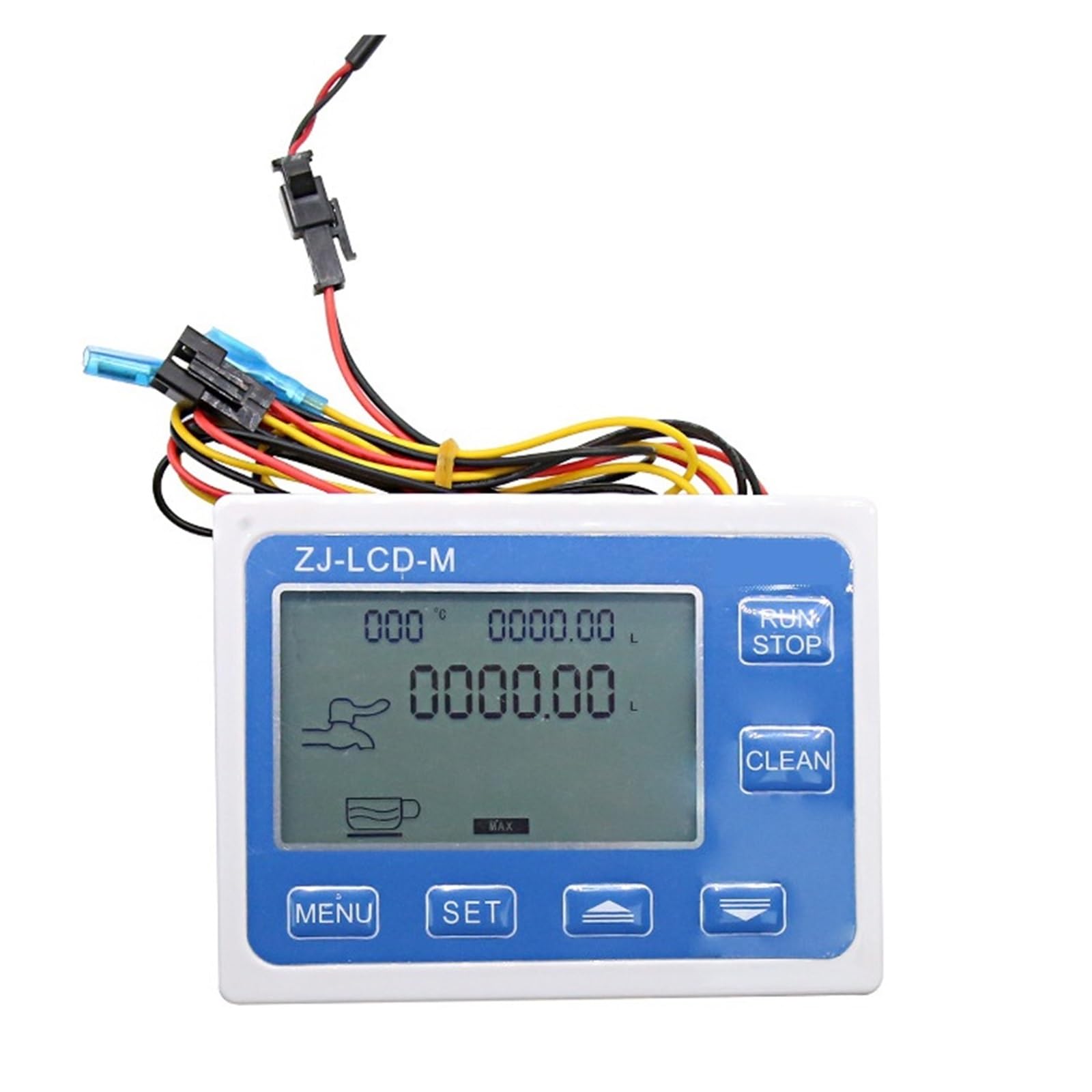 Medidor De Flujo Con Pantalla LCD + Sensor 1/2" + Válvula Solenoide Peso Ligero Rendimiento Estable