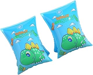 Garneck 1 Par De Asas De Água Inflável Infantil Flutuador De Flutuação Braço De Flutuação Inflável Mangas Infláveis Faixa De Braço Inflável Anéis Para Crianças Anel De Natação Objeto