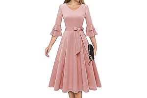 Mother's Day Elegant V-Neck Dress